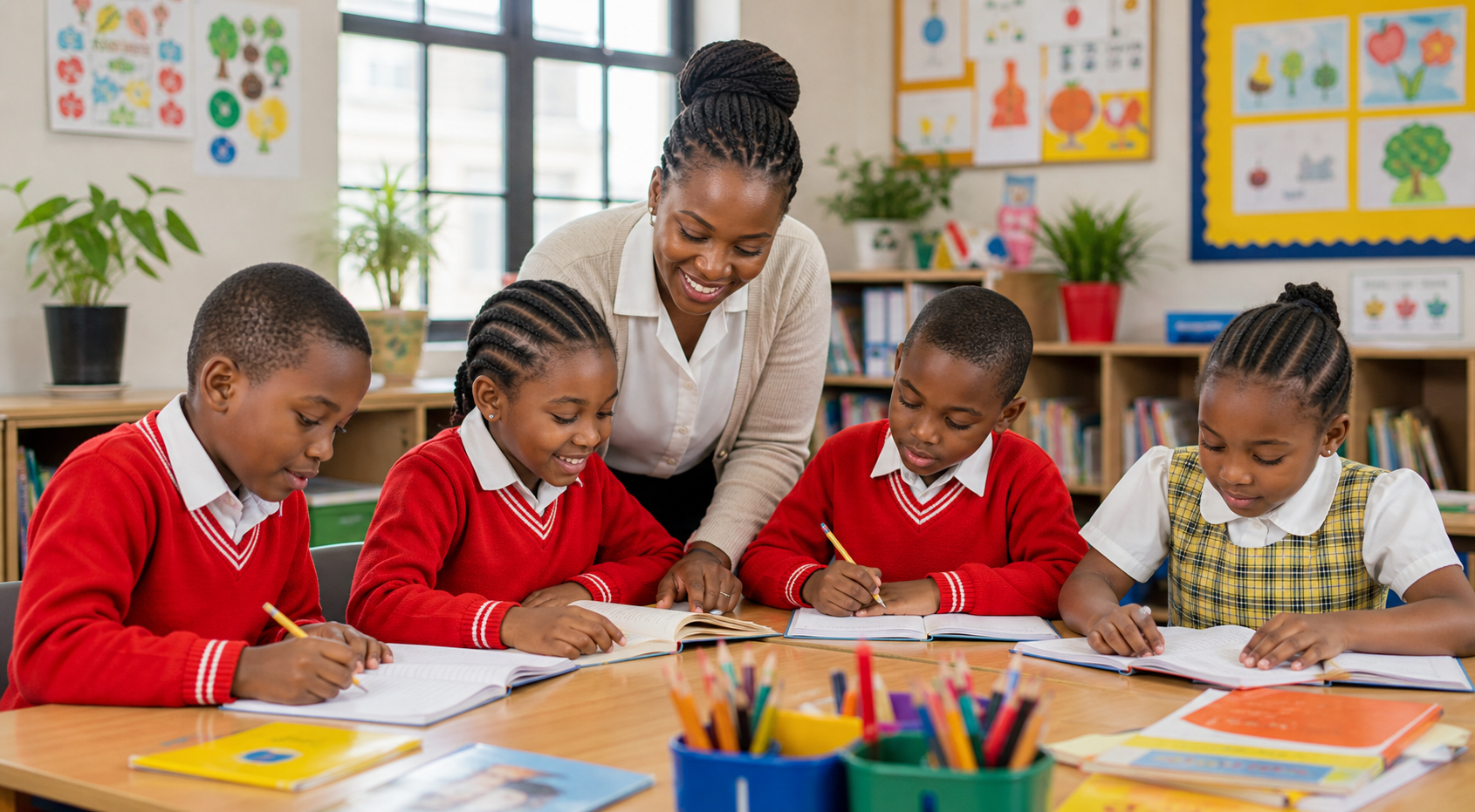 Primary classroom learning at Jayden Educational Centre